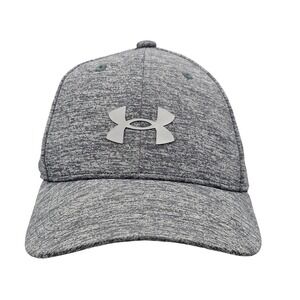 Under Armour Womens Play Up Cap Gray‎ Heathered Adjustable Golf Running Hat OSFA